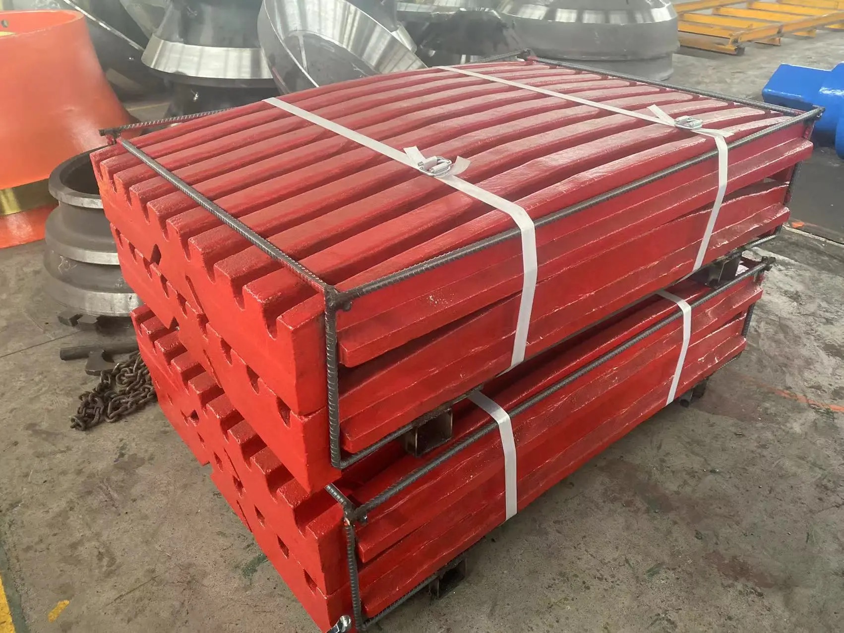 High manganeso Steel Piezas de desgaste - 图片 4